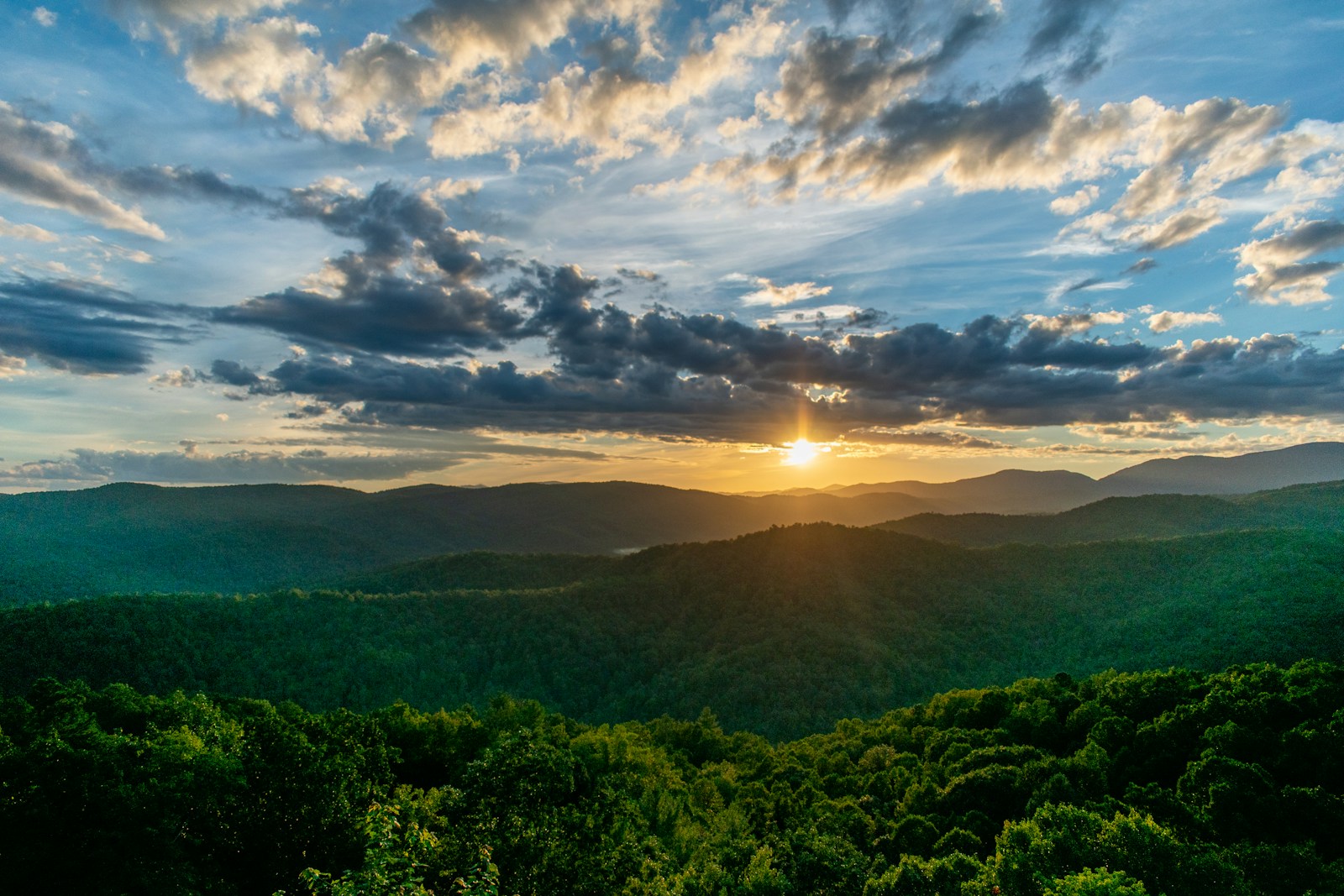 green trees and mountains during sunrise Preparing for a Potential (North Carolina Disaster) | Have Interstate Haulers on Standby