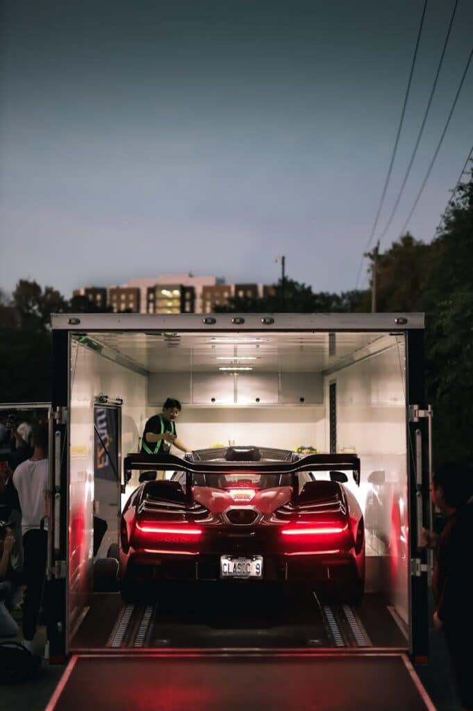 enclosed car trailer