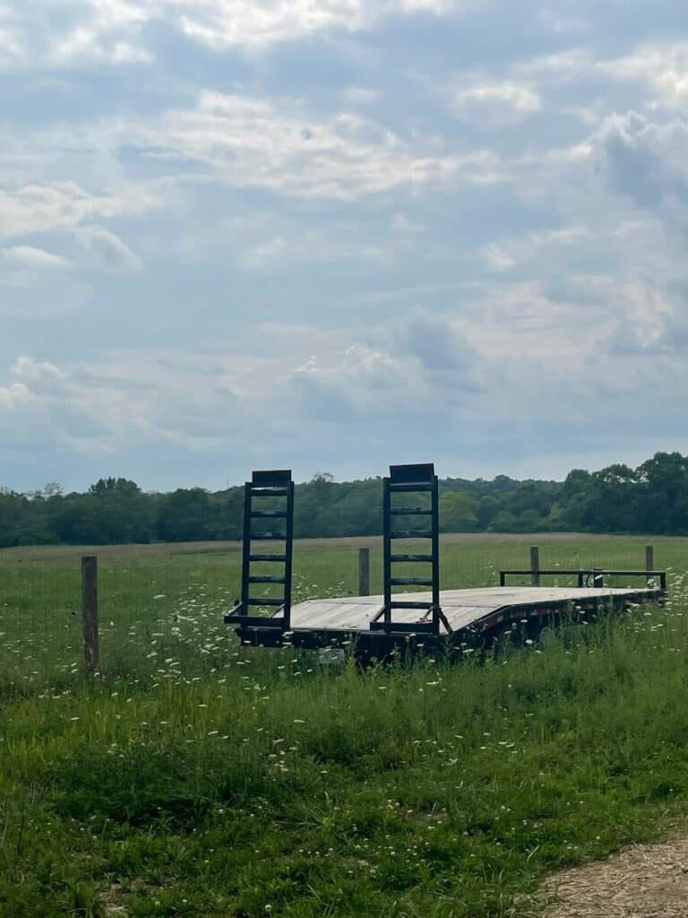 flatbed trailer