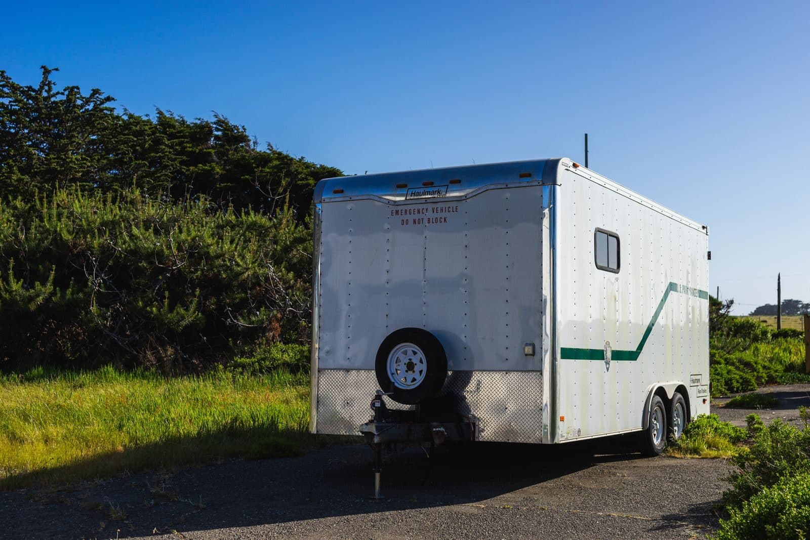 Photo by Robert So enclosed trailer