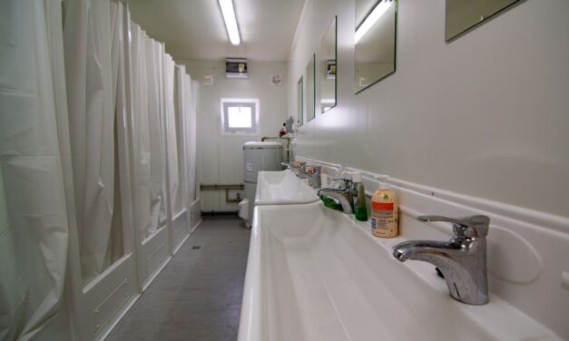 Shower Trailer Transport for Disaster Relief and Temporary Facilities